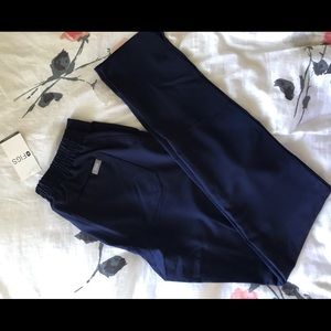 Navy Blue Figs Yola Skinny Scrub Pants